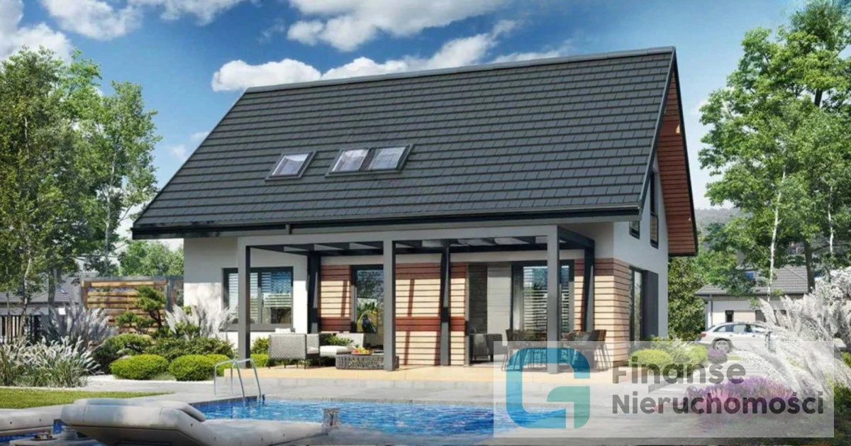 🏡 DOM JEDNORODZINNY W STANIE SUROWYM ZAMKNIĘTYM | „DOM W PORZECZKACH 3E” | LISNA | DZIAŁKA 2000 m²