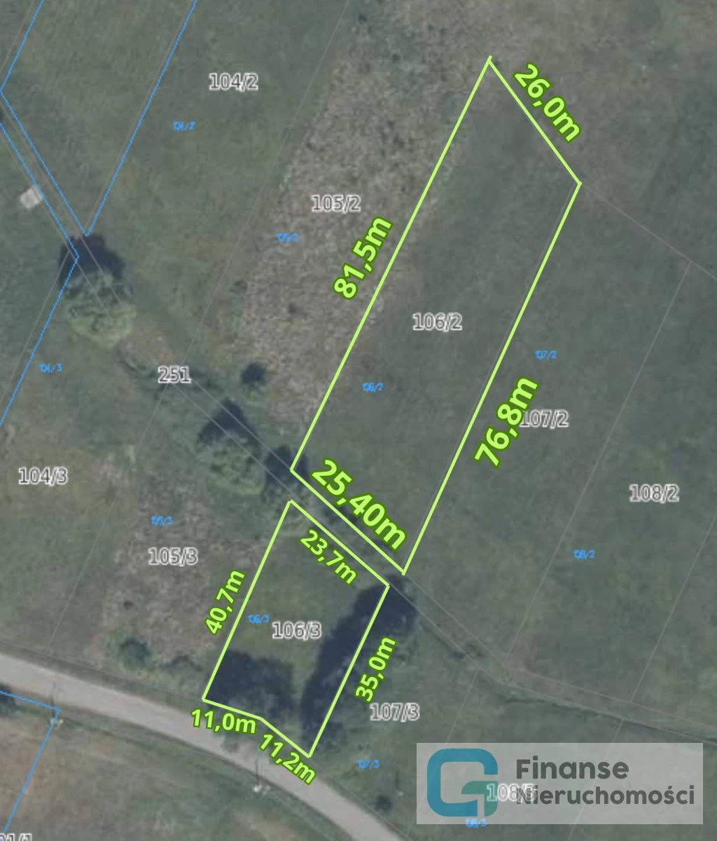 🌿 Dwie działki o łącznej powierzchni 3100 m² | Pałęgi | woj. świętokrzyskie |