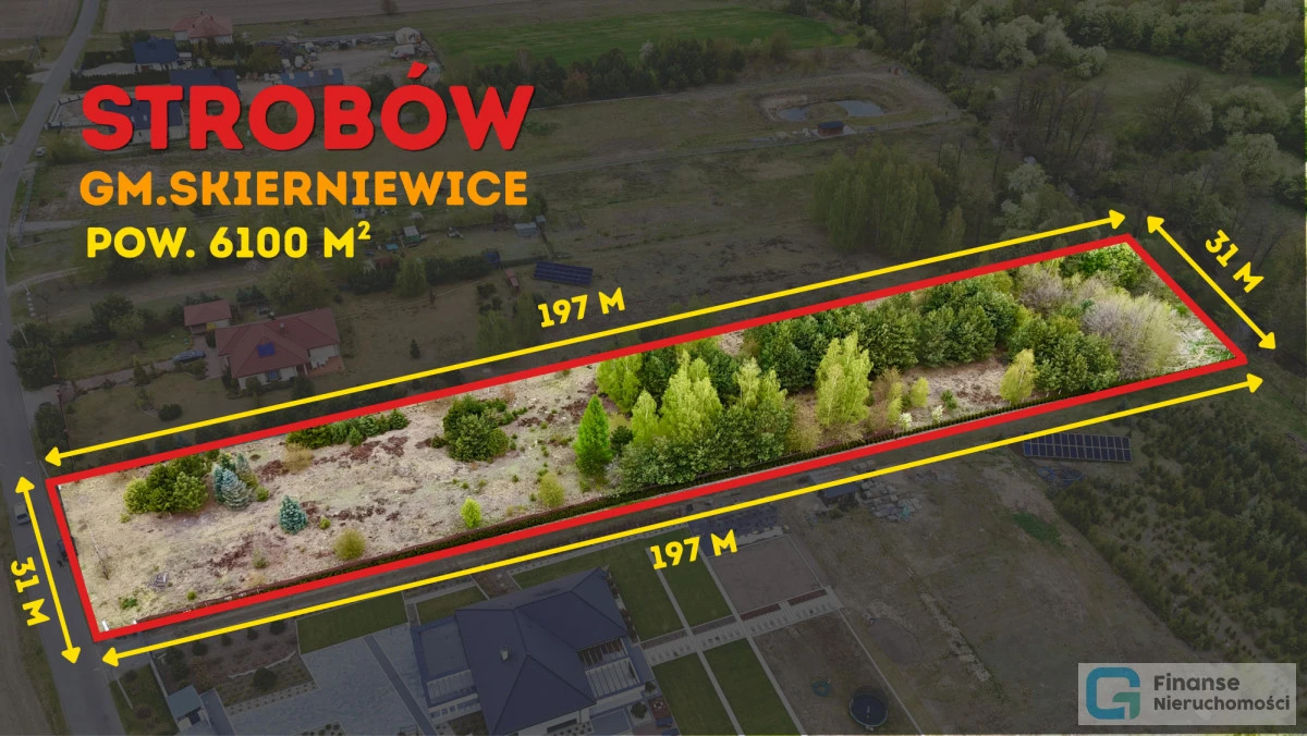 🏡 Działka budowlana 6100 m² | Strobów | MPZP | dojazd asfaltowy | dostęp do rzeki | możliwość podziału
