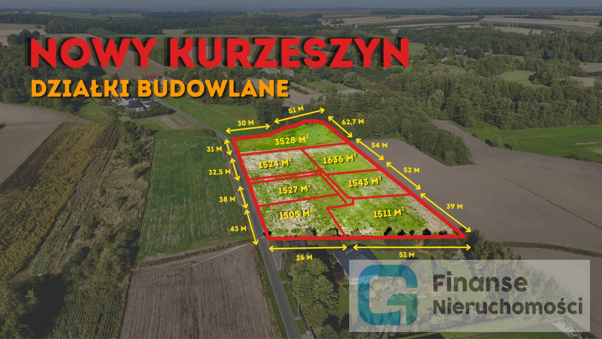 🏡 Działki budowlane | Nowy Kurzeszyn, gm. Rawa Mazowiecka |