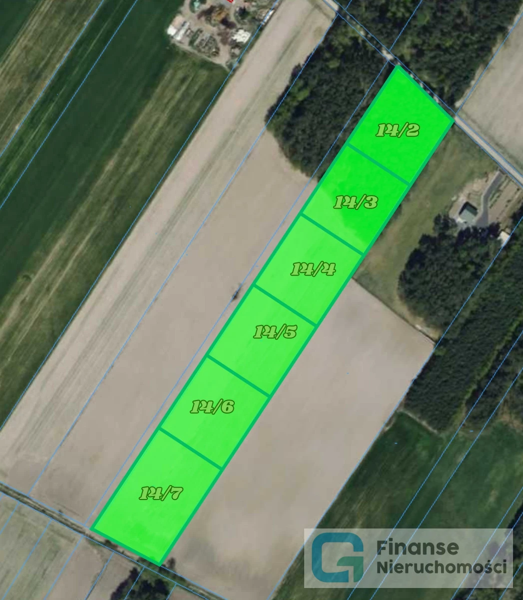 Kompleks 6 działek pod zabudowę mieszkaniową | 1,91 ha | Józefów / Ciosny, gm. Ujazd | 192 000 zł
